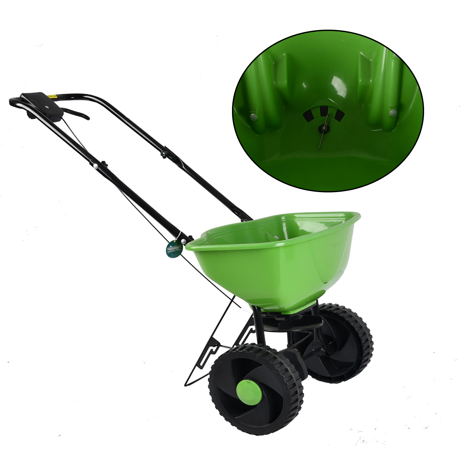 Fertilizer Spreader Walk Behind Broadcast - Vertak Alat Penyebar Kompos Rumput untuk
