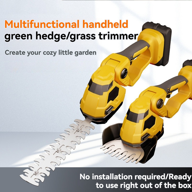 Brushless Cordless Grass Trimmer 21V - Gunting Rumput Tanpa Kabel 2-in-1 dengan