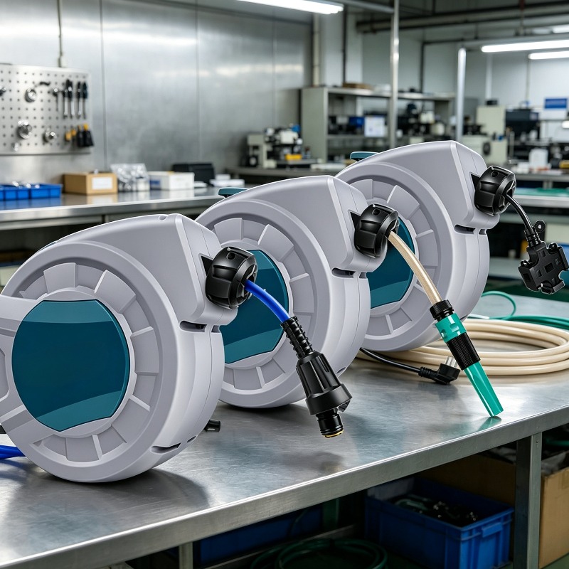 Garden Hose Reel Automatic Retractable 30M - Selang Taman Otomatis Retractable 30M, Pipa
