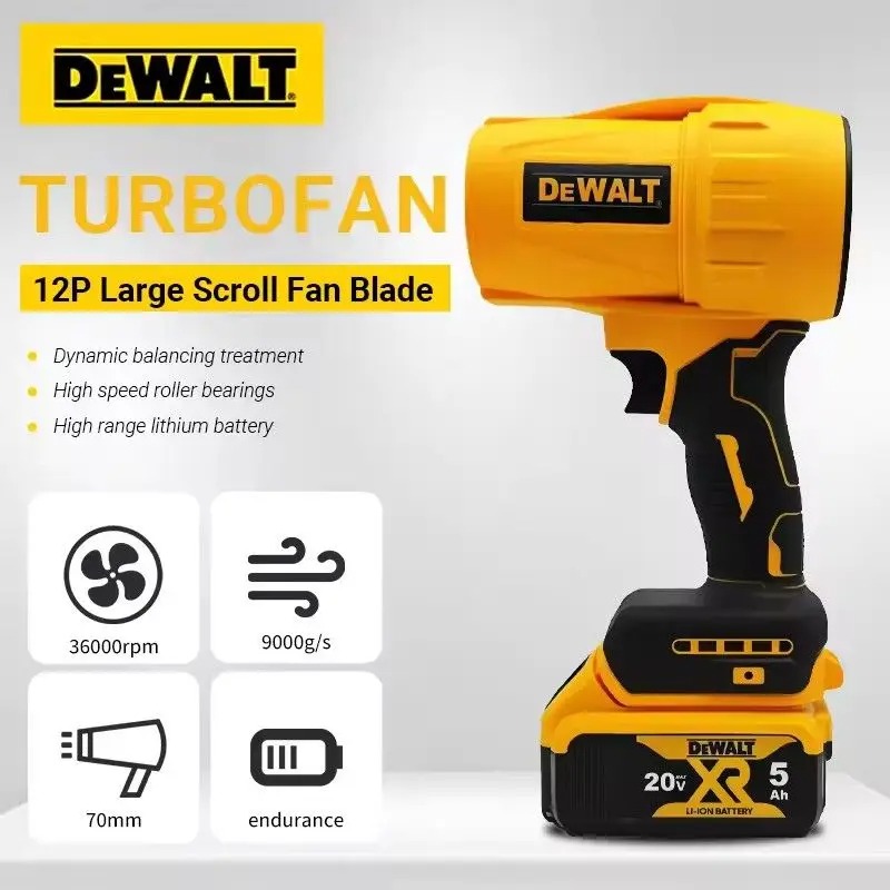 Cordless Leaf Blower Brushless 20V - Dewalt Brushless Turbo Fan Leaf Blower