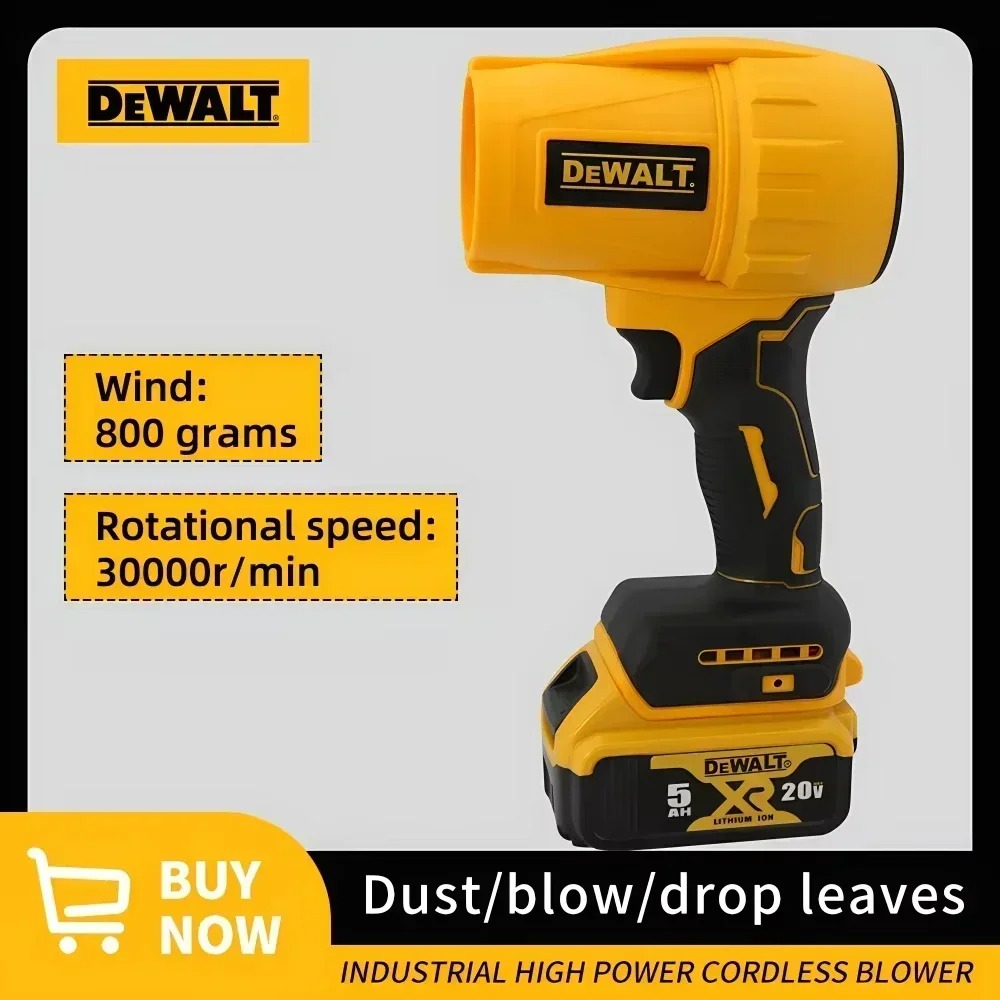 Cordless Leaf Blower Brushless 20V - Dewalt Kipas Turbo Nirkabel Tanpa Sikat