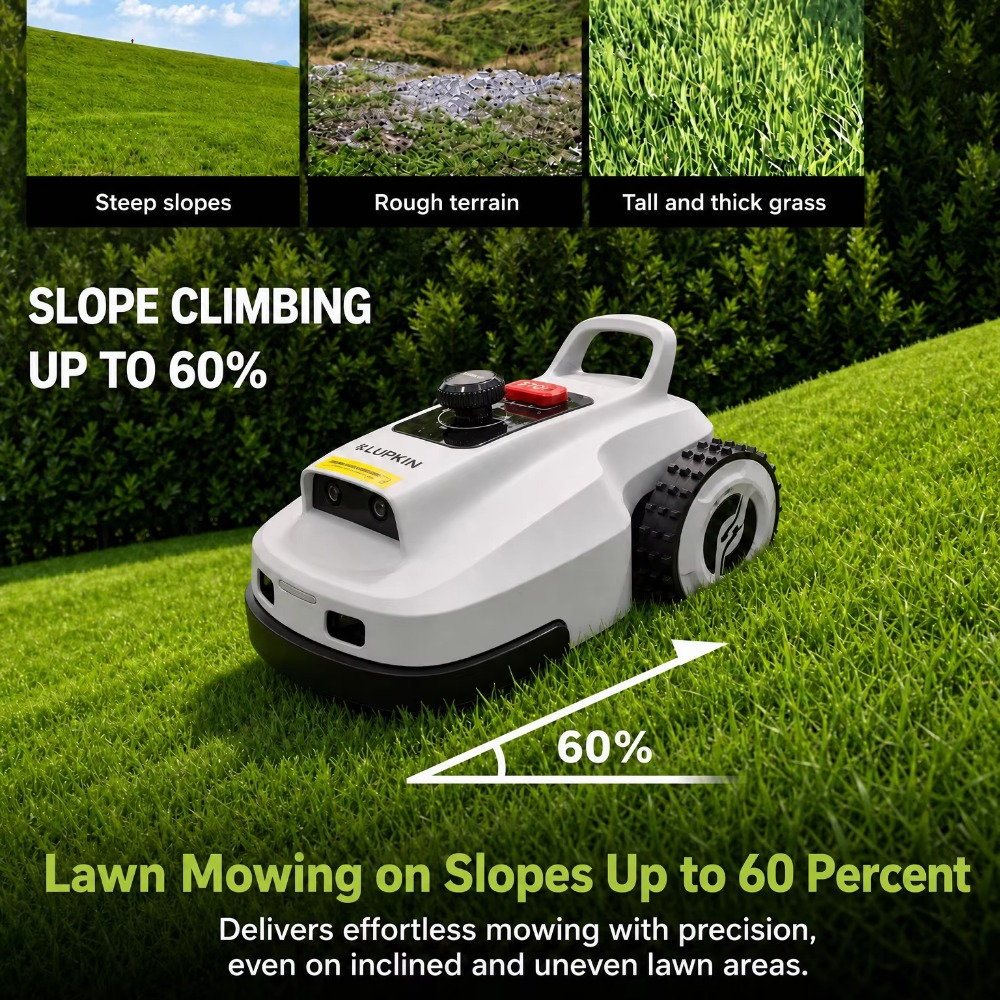 Smart Automatic Lawn Mower App - Tersedia/Gudang Luar Negeri Mesin Pemotong Rumput