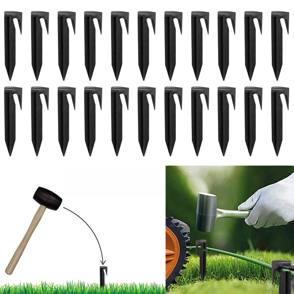 Robotic Lawn Mower Boundary Wire - 100pcs Paku Tanam untuk Pemasangan Kawat