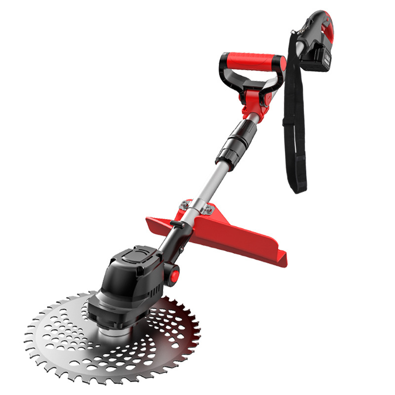 Brushless Cordless Grass Trimmer 21V - Pemangkas Rumput Teleskopik Tanpa Sikat dengan