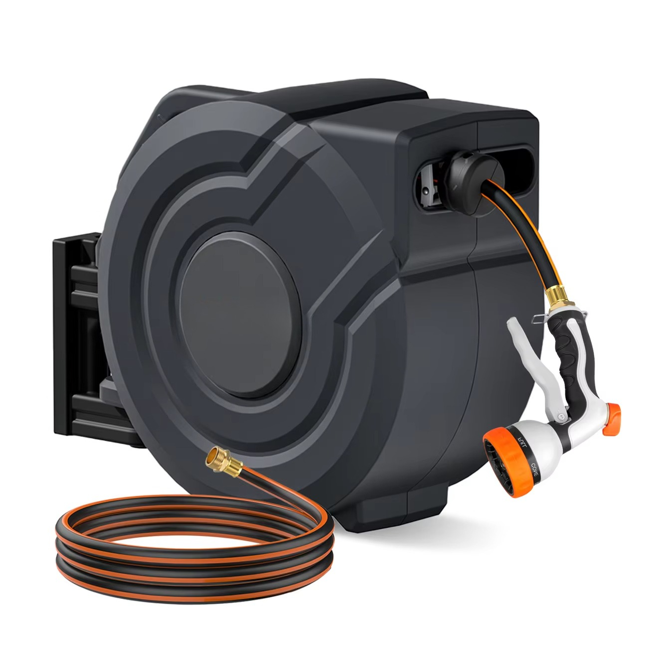 Garden Hose Reel Automatic Retractable 30M - NEOTEC 1/2 30M Gulungan Selang Udara