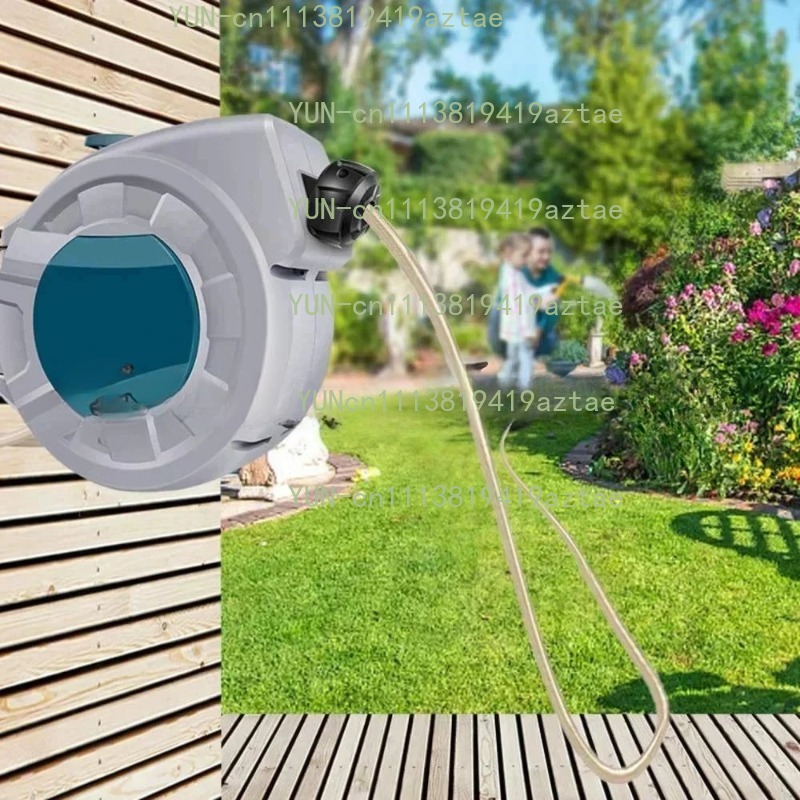 Garden Hose Reel Automatic Retractable 30M - Gulungan Selang Otomatis 30M yang Dapat