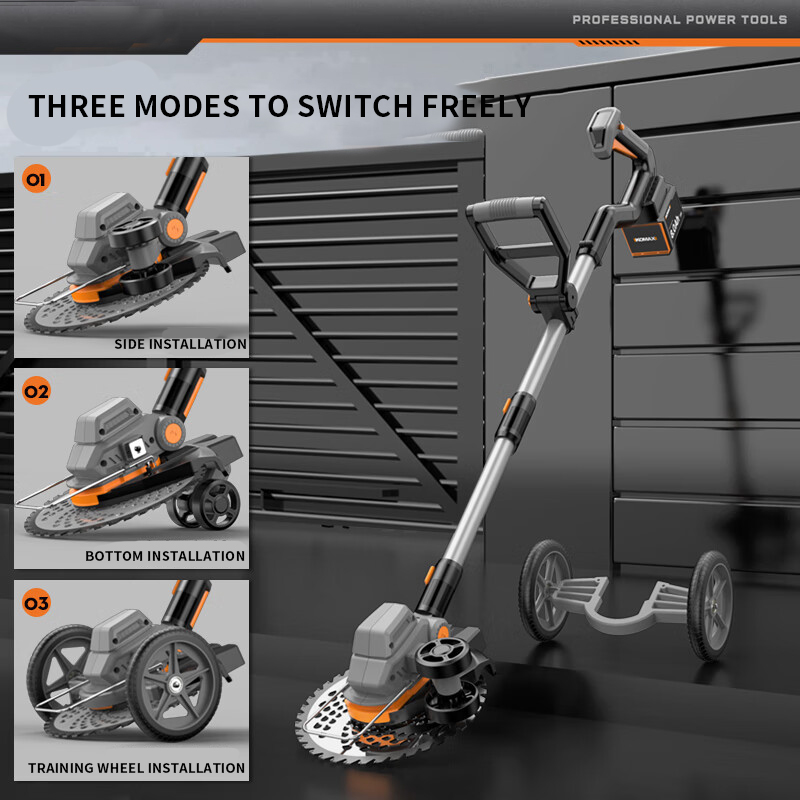 Pemotong Rumput Listrik Portab - Brushless Cordless Grass Trimmer 21V ulasan dan harga