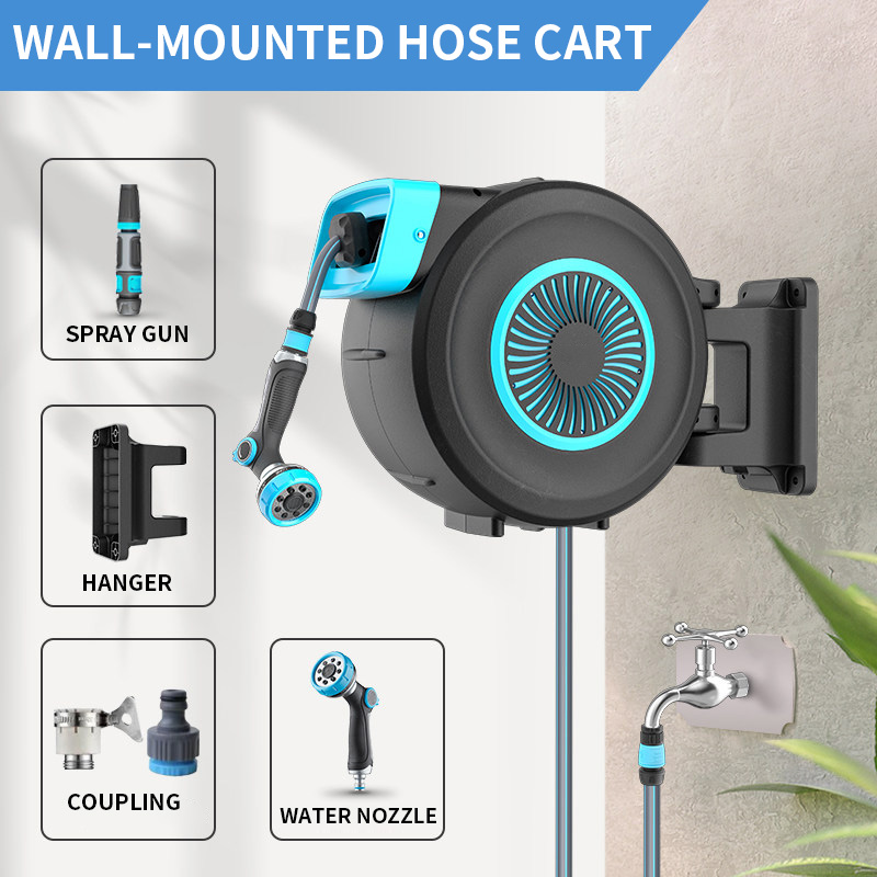 Rak Selang Air Otomatis yang D - Garden Hose Reel Automatic Retractable 30M ulasan dan harga