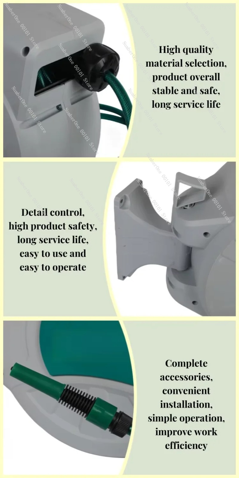 Gulungan Selang Retraktil Tuga - Garden Hose Reel Automatic Retractable 30M ulasan dan harga