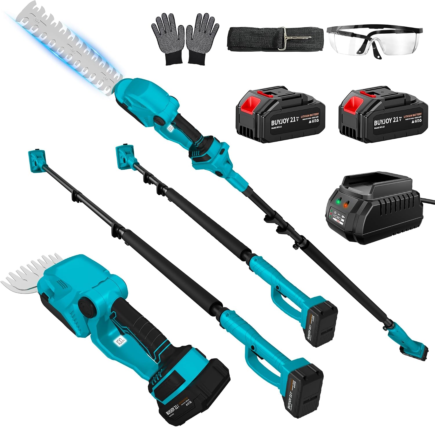 Pemangkas Pagar & Gunting Rump - Cordless Hedge Trimmer Pole 2 In 1 ulasan dan harga