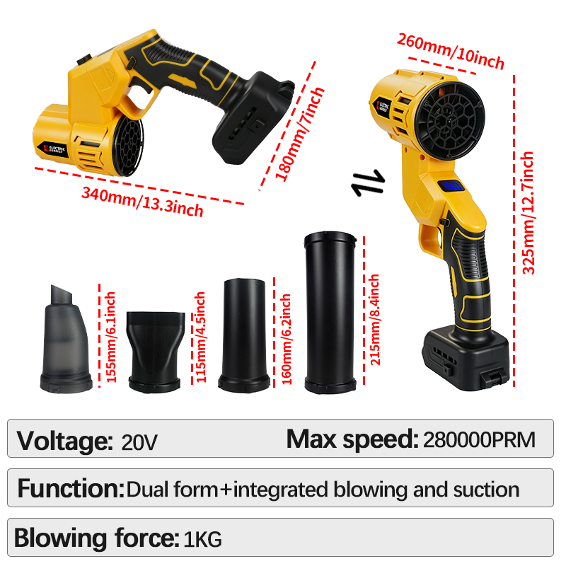 Peniup Daun Tanpa Kabel 280000 - Cordless Leaf Blower Brushless 20V ulasan dan harga