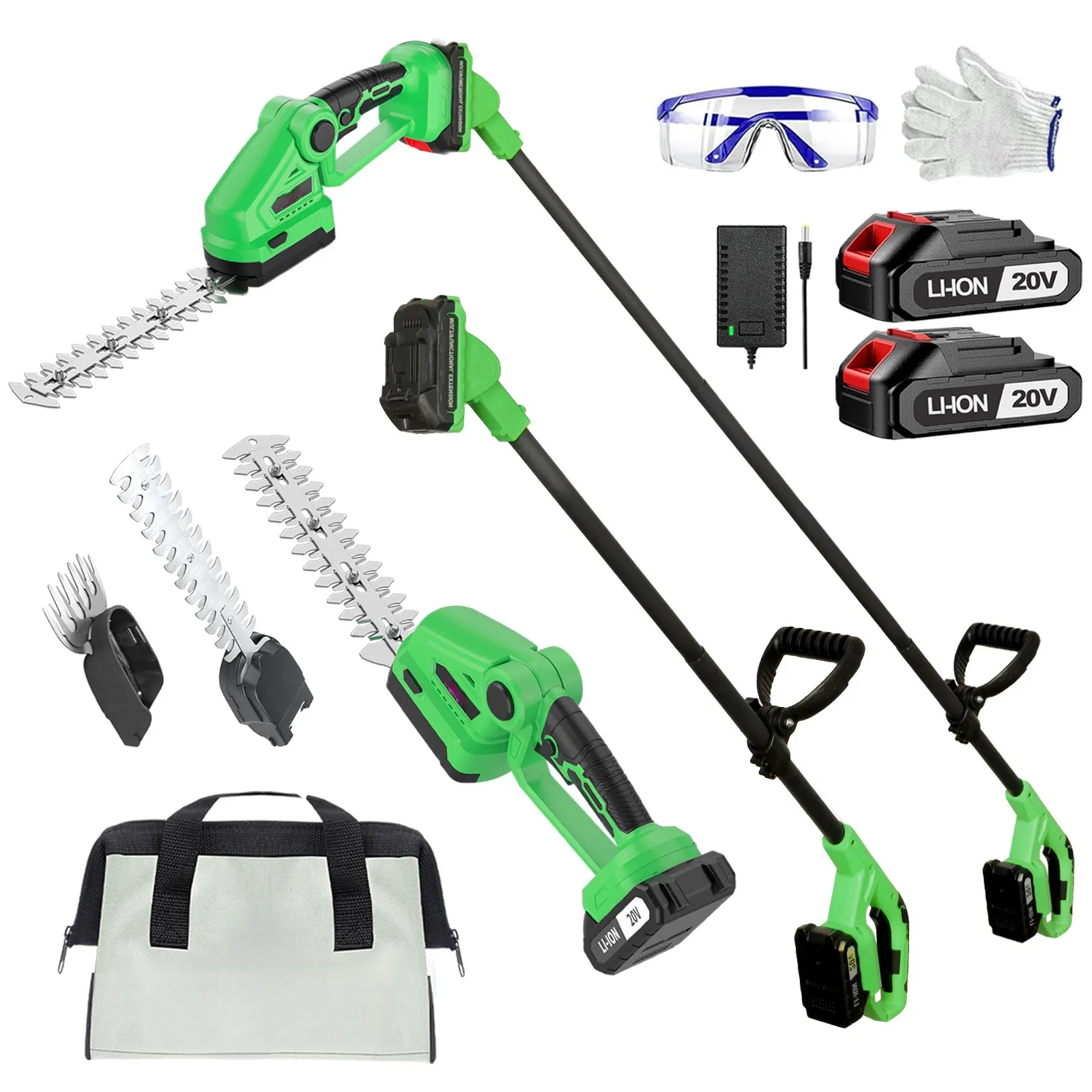 Pemangkas Tanaman Tanpa Kabel  - Cordless Hedge Trimmer Pole 2 In 1 ulasan dan harga