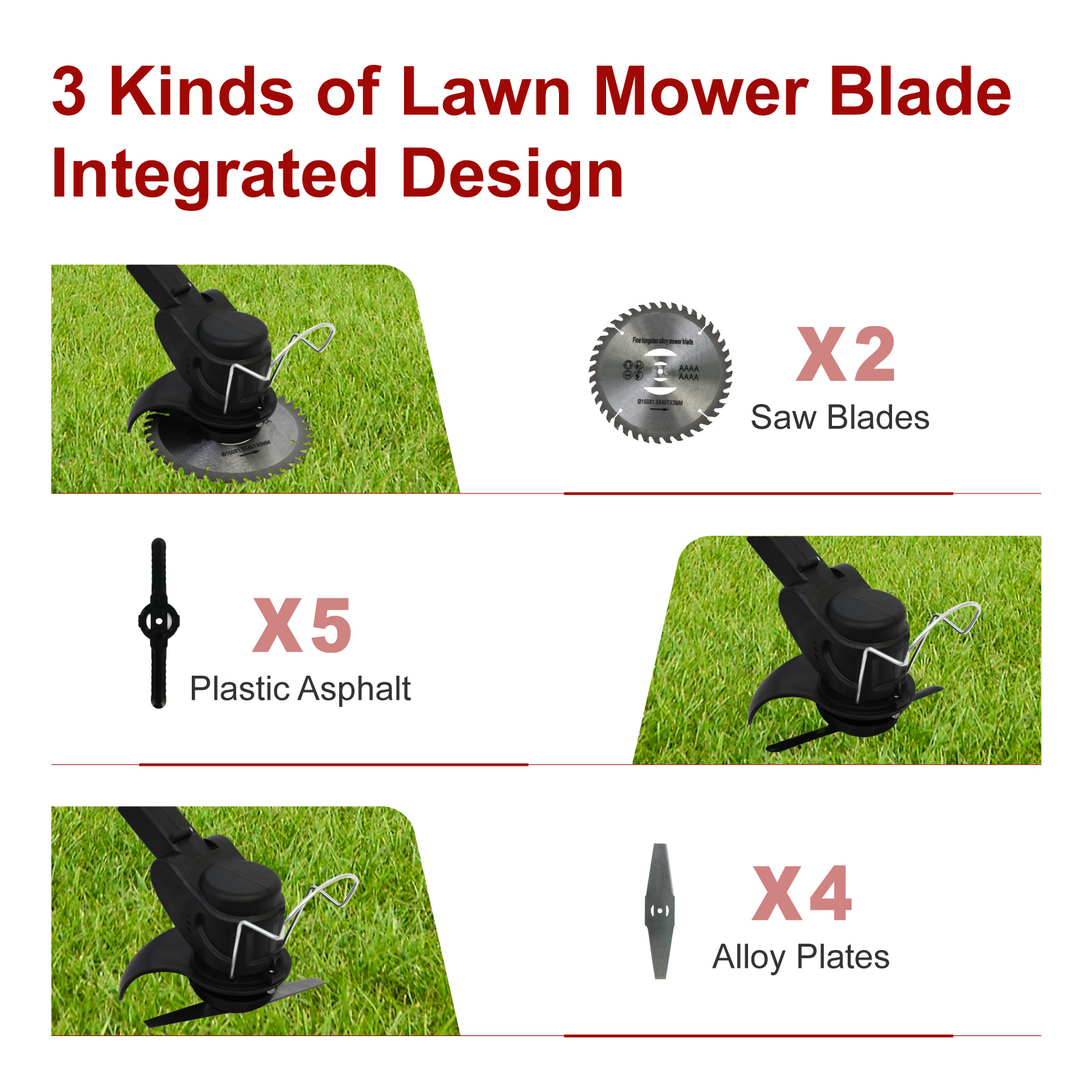 Mesin Pemotong Rumput Listrik  - Brushless Cordless Grass Trimmer 21V ulasan dan harga