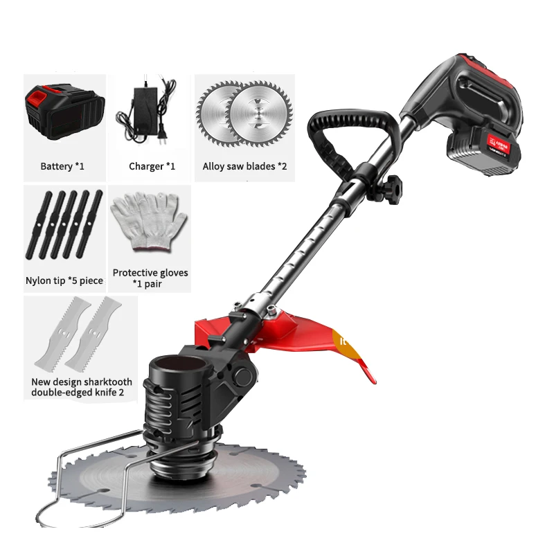 Mesin Pemotong Rumput Listrik  - Brushless Cordless Grass Trimmer 21V ulasan dan harga
