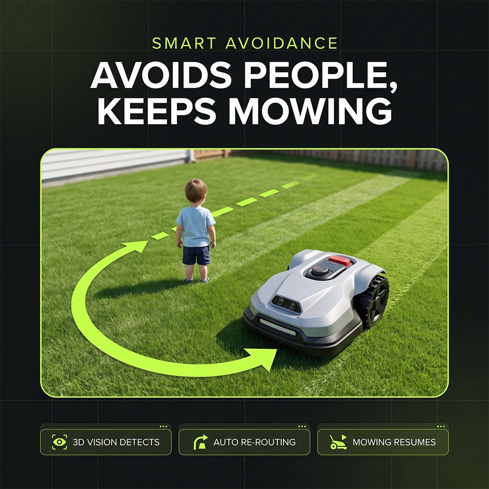 Mesin Pemotong Rumput Robot Pi - Smart Automatic Lawn Mower App ulasan dan harga
