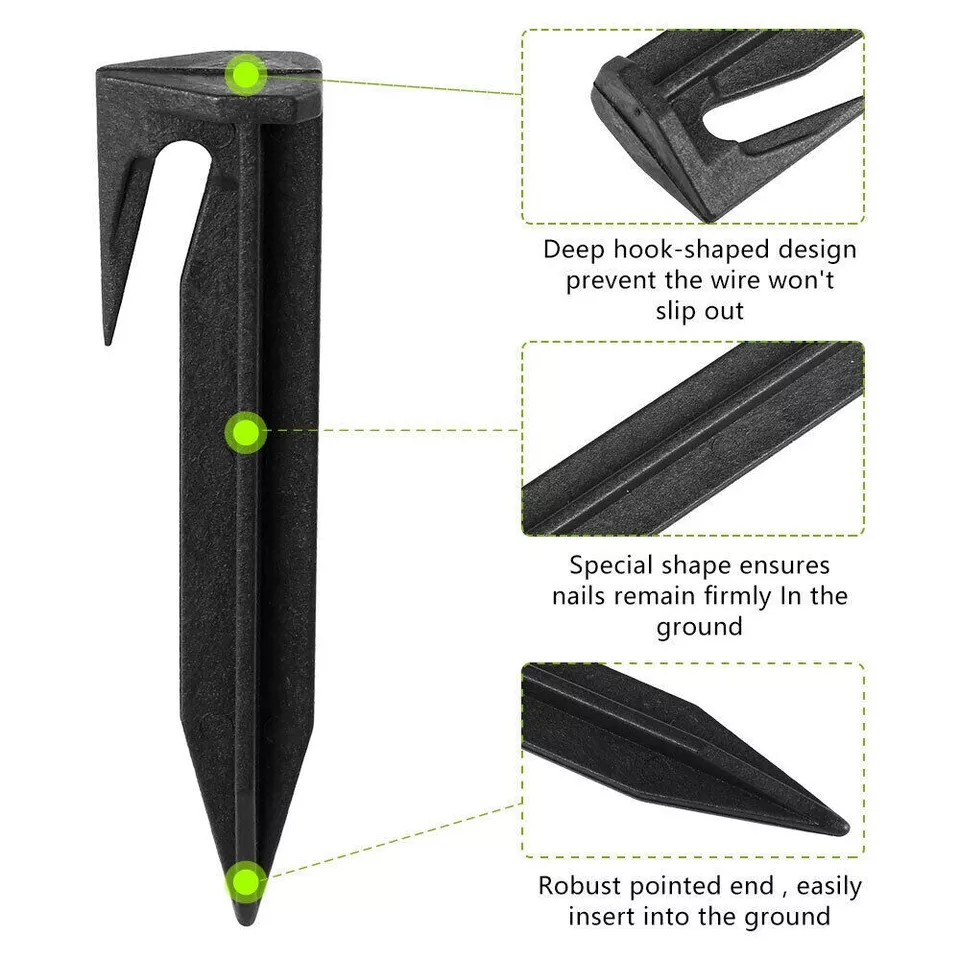 Pasak Pembatas Mesin Pemotong  - Boundary Wire Cable Peg Nails Lawn ulasan dan harga