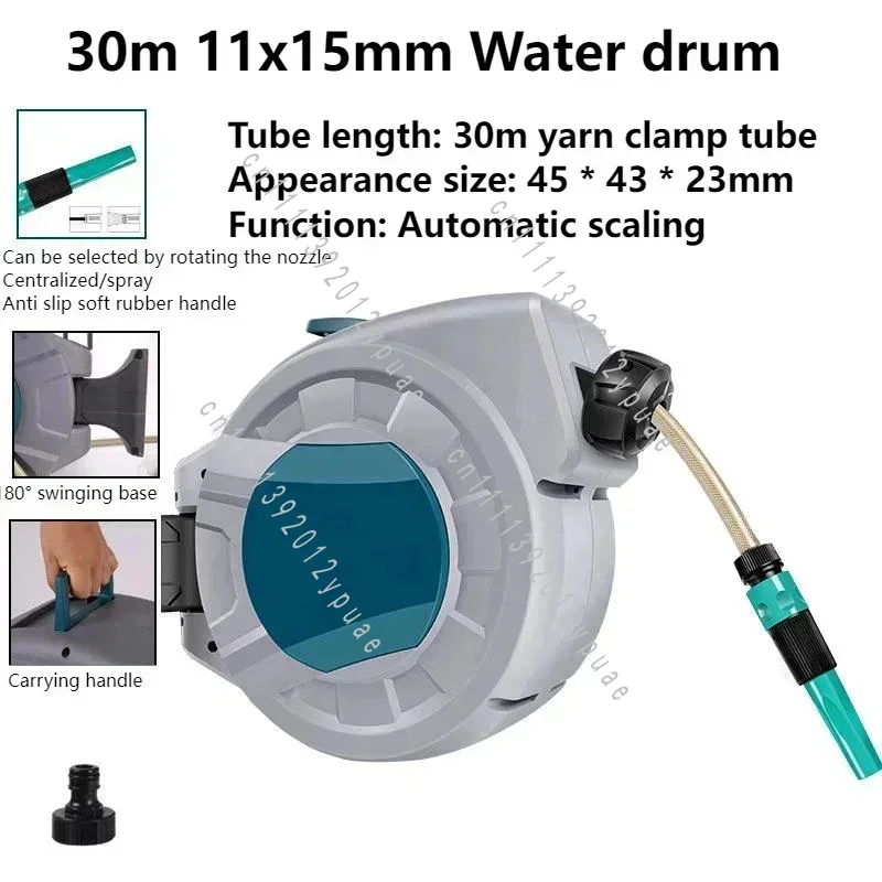 Gulungan Selang Otomatis yang  - Garden Hose Reel Automatic Retractable 30M ulasan dan harga