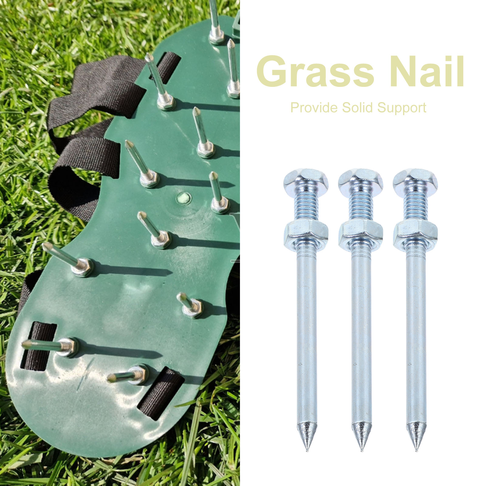 10Pcs Sepatu Aerator Rumput Ra - Lawn Aerator Shoes Spikes Heavy Duty ulasan dan harga