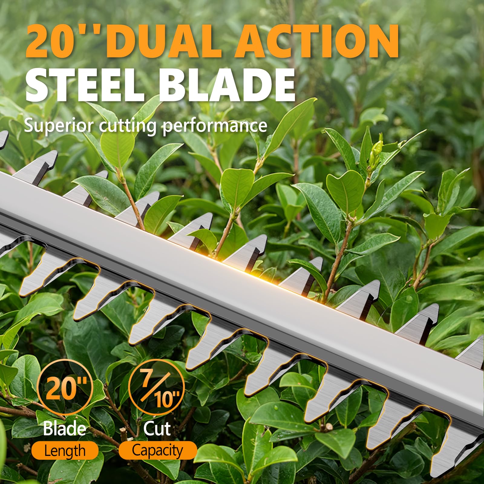 Pemangkas pagar tanpa kabel 2- - Cordless Hedge Trimmer Pole 2 In 1 ulasan dan harga