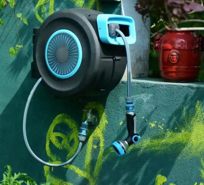 Gulungan Selang Retractable Ot - Garden Hose Reel Automatic Retractable 30M ulasan dan harga