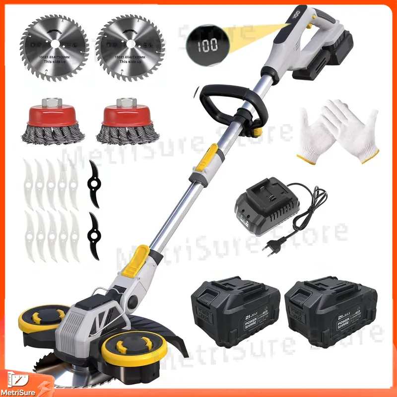 Pemangkas Rumput Tanpa Kabel 2 - Brushless Cordless Grass Trimmer 21V ulasan dan harga