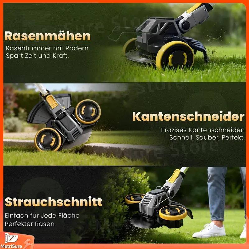 Pemangkas Rumput Tanpa Kabel 2 - Brushless Cordless Grass Trimmer 21V ulasan dan harga