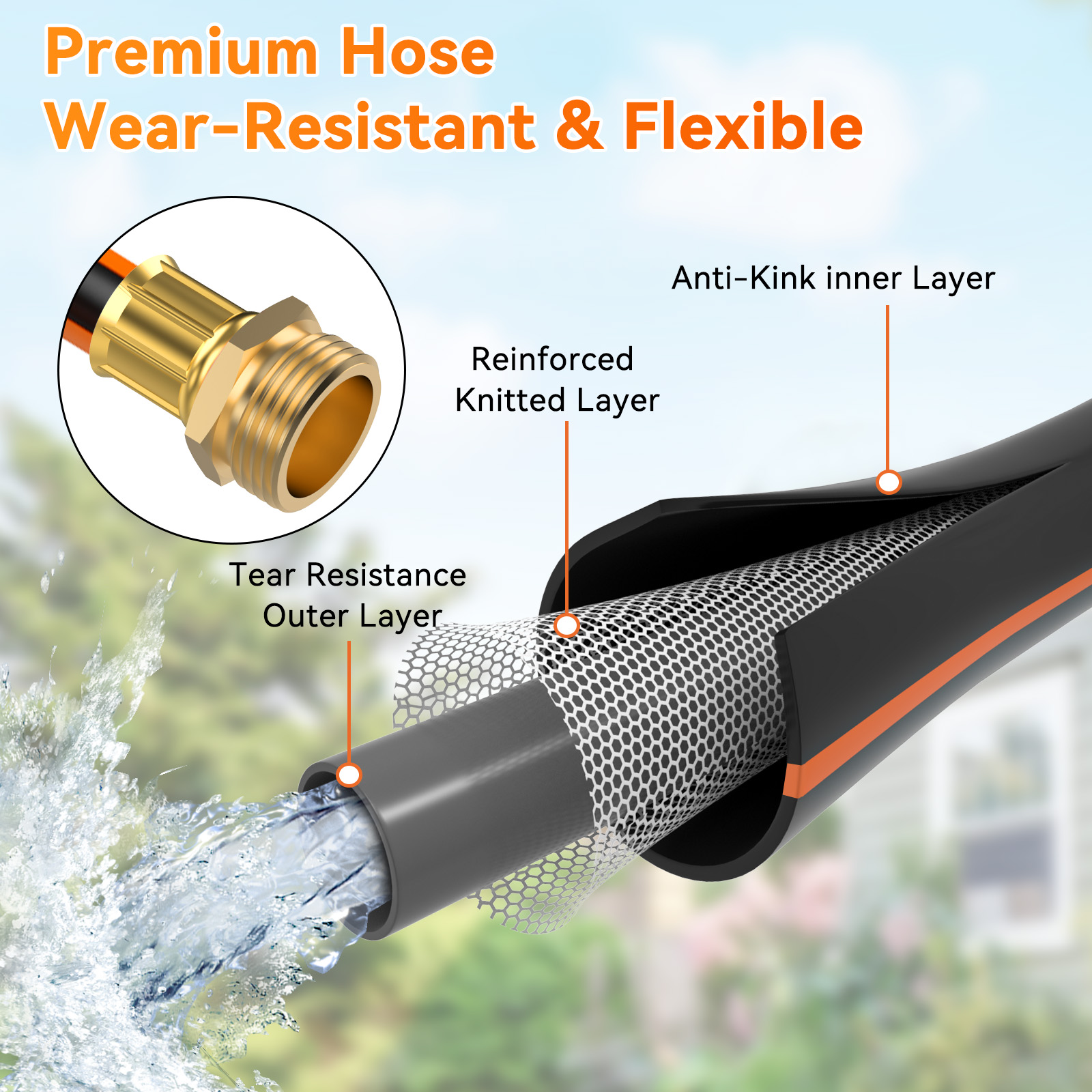 NEOTEC 1/2 30M Gulungan Selang - Garden Hose Reel Automatic Retractable 30M ulasan dan harga
