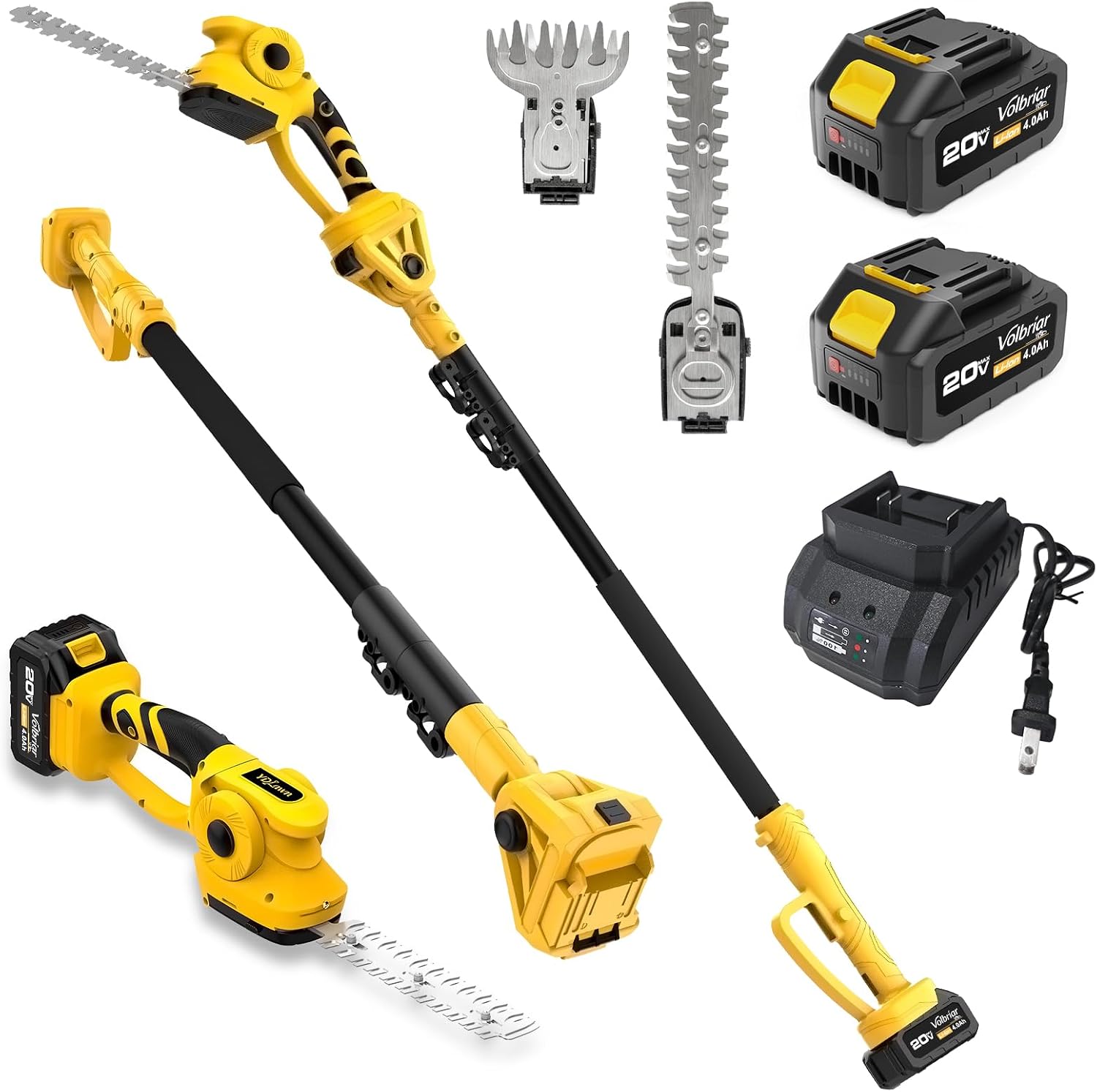 Pemangkas Pagar & Pemotong Rum - Cordless Hedge Trimmer Pole 2 In 1 ulasan dan harga
