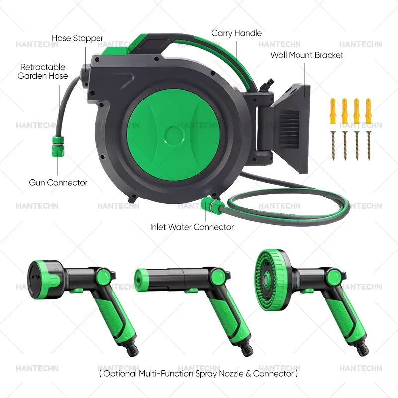 untuk Gulungan Selang Taman Ot - Garden Hose Reel Automatic Retractable 30M ulasan dan harga