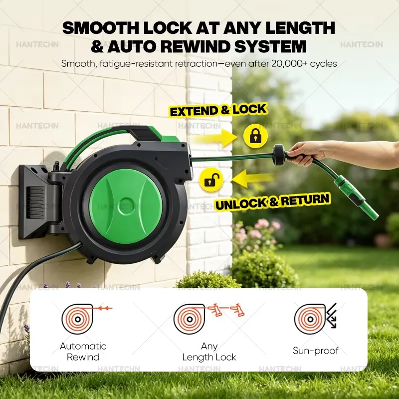 untuk Gulungan Selang Taman Ot - Garden Hose Reel Automatic Retractable 30M ulasan dan harga
