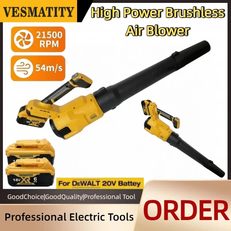 VESMATITY 20V, Penghembus Udar - Cordless Leaf Blower Brushless 20V ulasan dan harga