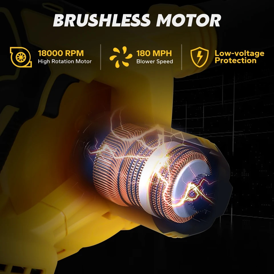 Alat Pengering Rambut Elektrik - Cordless Leaf Blower Brushless 20V ulasan dan harga