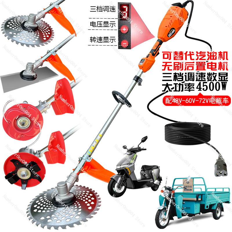 21V 24V 48V 72V Mesin Pemotong - Brushless Cordless Grass Trimmer 21V ulasan dan harga