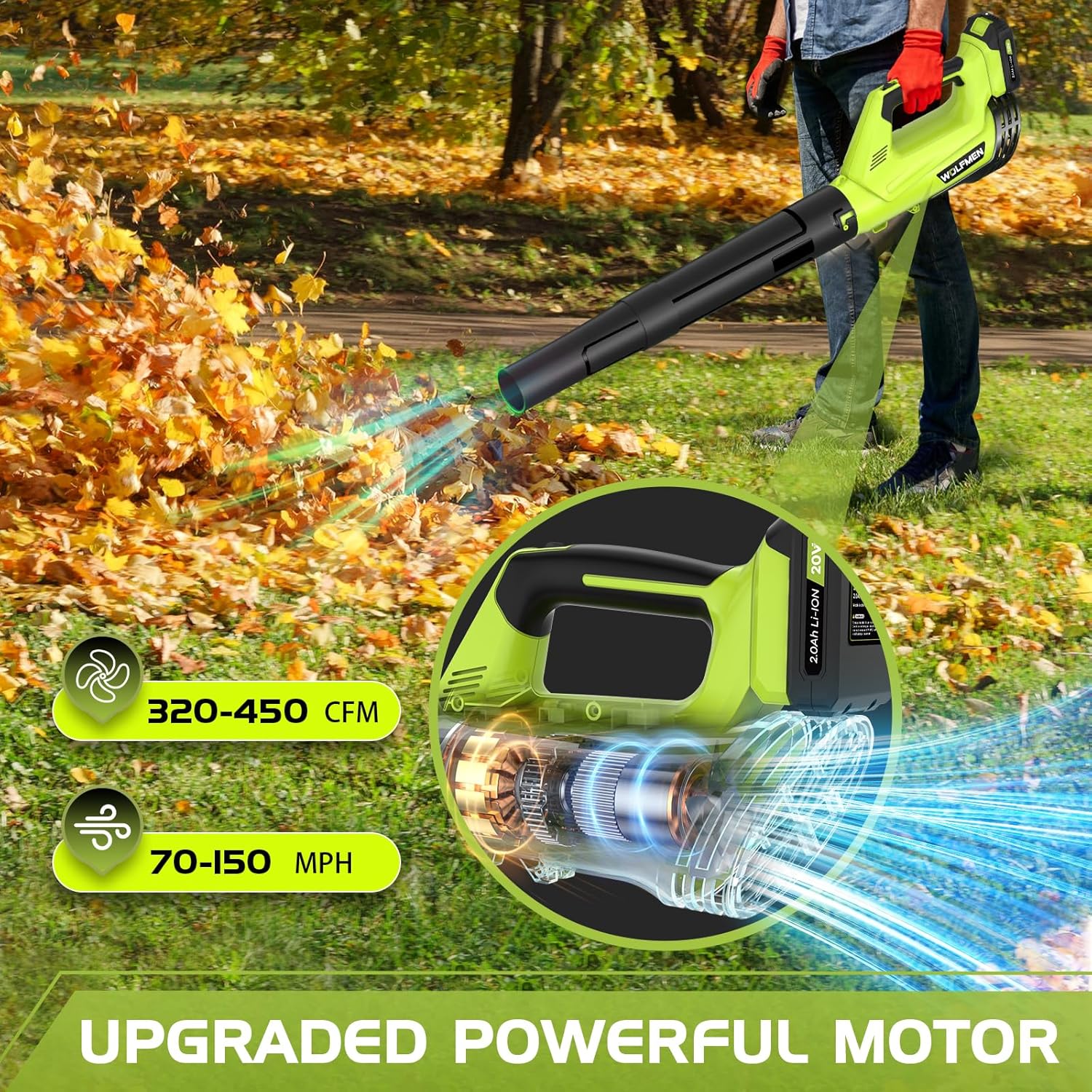 Penyedot Daun Elektrik Tanpa K - Cordless Leaf Blower Brushless 20V ulasan dan harga