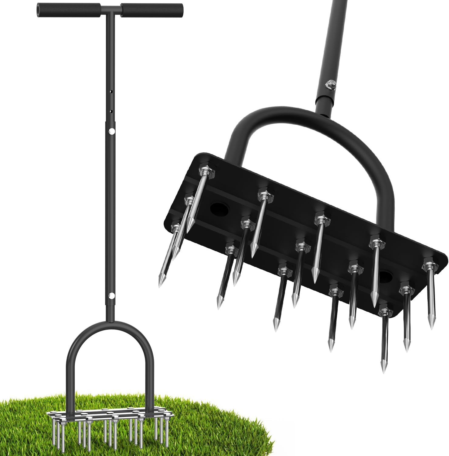 Aerator Rumput Baru, Desain Pe - Lawn Aerator Shoes Spikes Heavy Duty ulasan dan harga