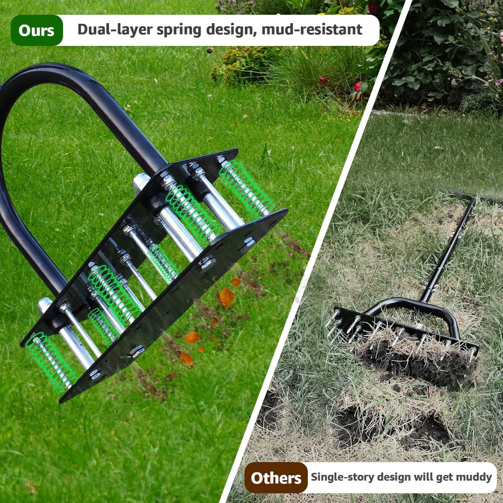 Aerator Rumput Baru, Desain Pe - Lawn Aerator Shoes Spikes Heavy Duty ulasan dan harga