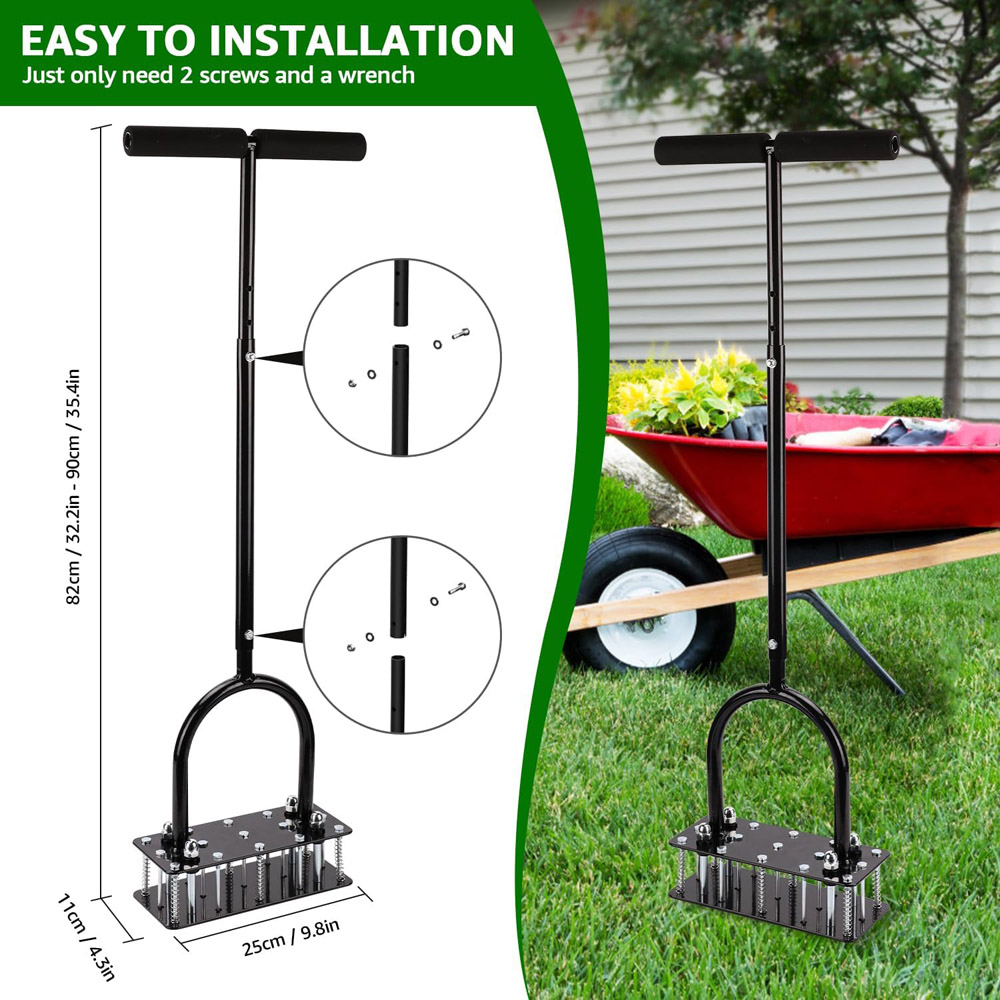 Aerator Rumput Baru, Desain Pe - Lawn Aerator Shoes Spikes Heavy Duty ulasan dan harga