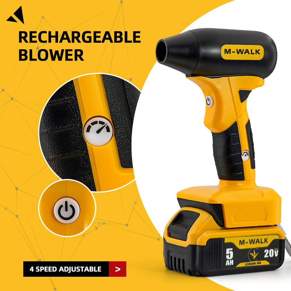 M-WALK 130000RPM Blower Turbo  - Cordless Leaf Blower Brushless 20V ulasan dan harga