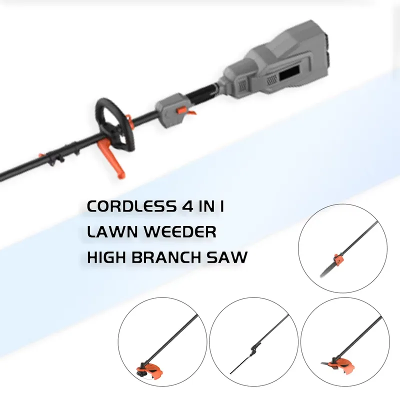 Alat Pemangkas Rumput Tanpa Ka - Cordless Hedge Trimmer Pole 2 In 1 ulasan dan harga