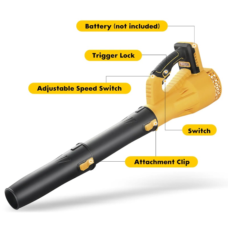 Peniup Daun Tanpa Kabel 6 Kece - Cordless Leaf Blower Brushless 20V ulasan dan harga
