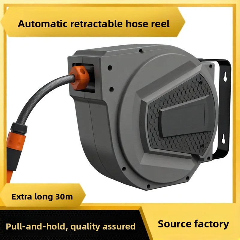Gulungan Selang Taman Otomatis - Garden Hose Reel Automatic Retractable 30M ulasan dan harga